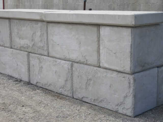 precast concrete edging blocks
