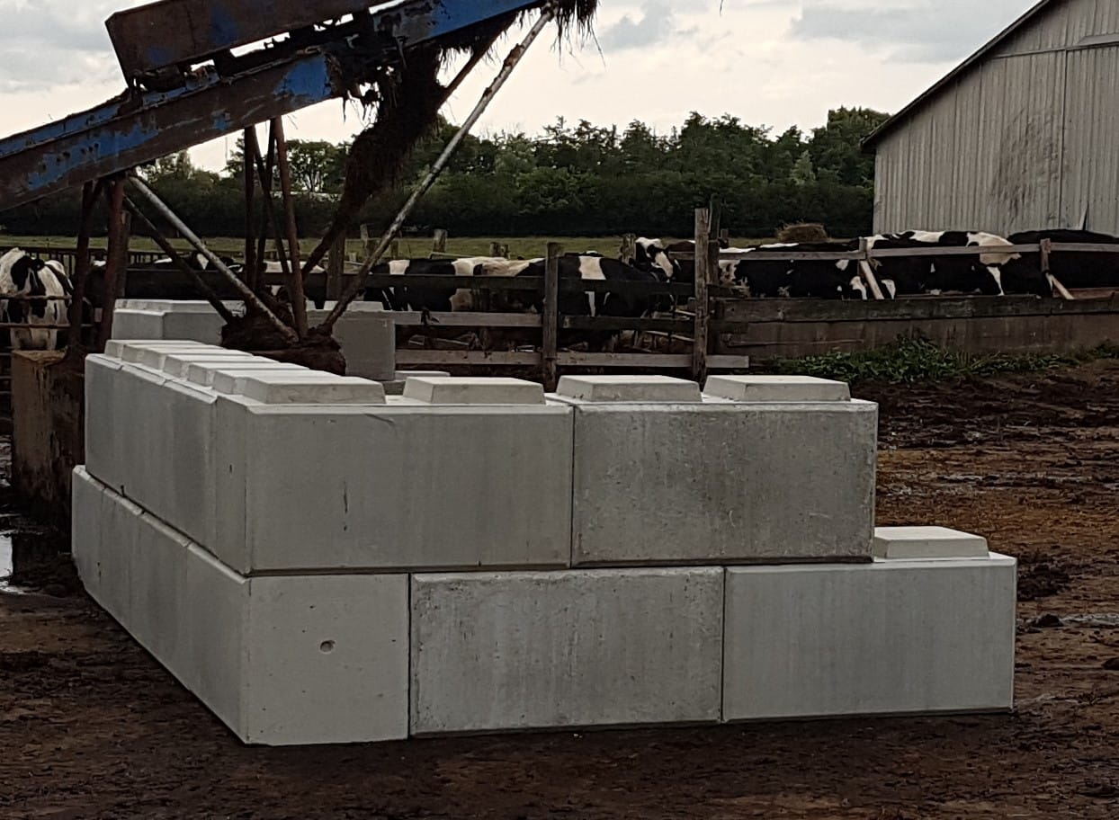 large concrete blocks